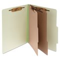 Acco Classification Folder 8-1/2 x 11", 6 Section, Green, Pk10 A7015046